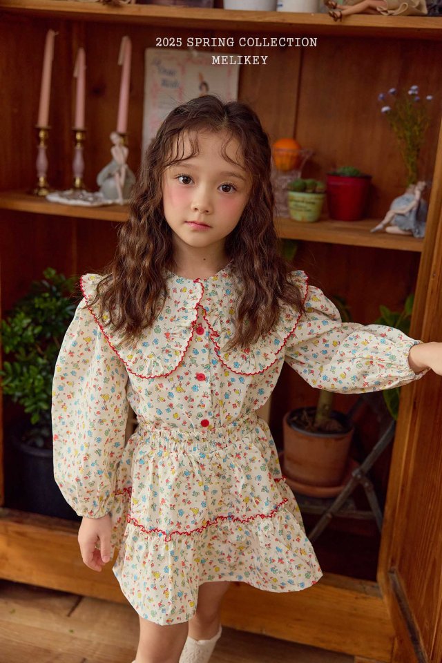 Melikey - Korean Children Fashion - #kidsshorts - Garden Frill Skirt - 2