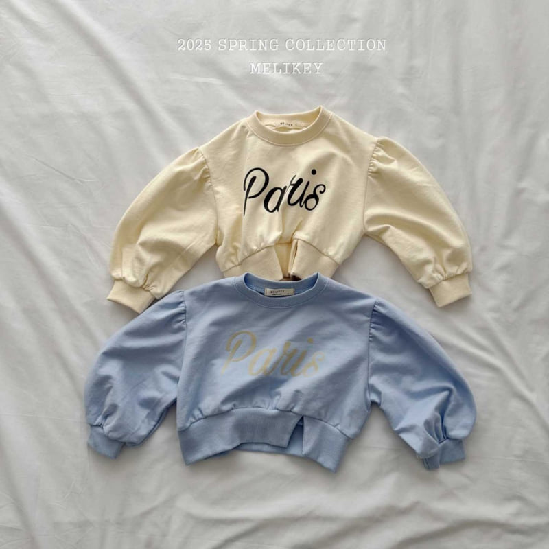 Melikey - Korean Children Fashion - #kidsstore - Paris Puff Sweatshirts - 10