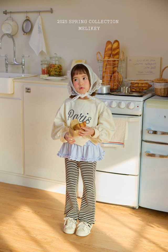 Melikey - Korean Children Fashion - #kidsshorts - Jelly Ribbed Bootcut Pants - 4