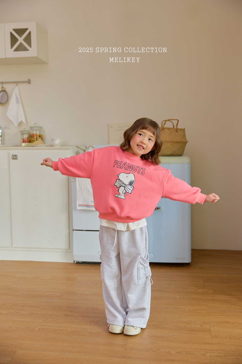 Melikey - Korean Children Fashion - #kidsstore - Cargo Ribbon Pants - 9
