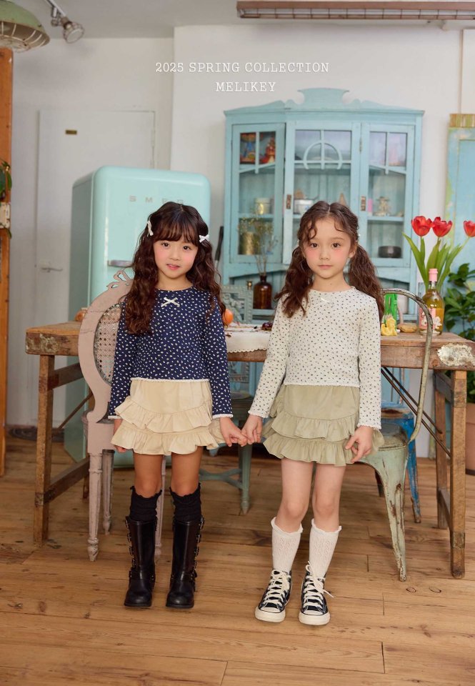 Melikey - Korean Children Fashion - #kidsstore - Round Frill Cancan Skirt - 8