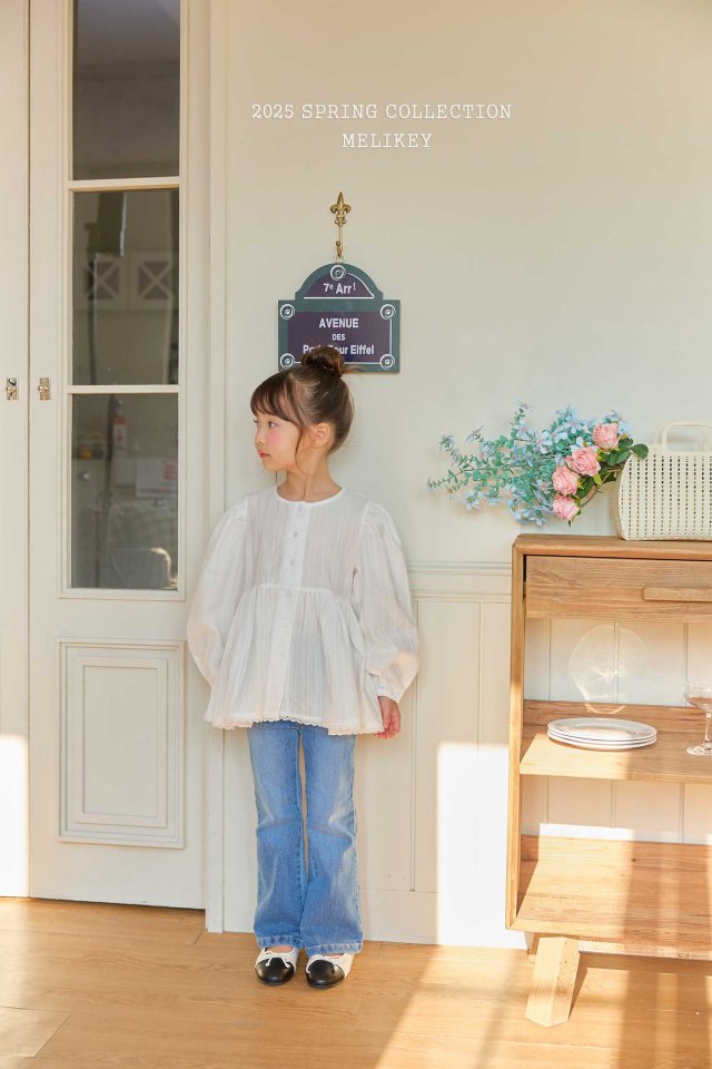 Melikey - Korean Children Fashion - #kidzfashiontrend - To You Long Blouse  