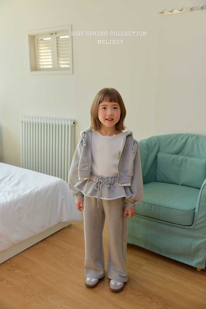 Melikey - Korean Children Fashion - #kidzfashiontrend - Lemona Frill Pants - 8