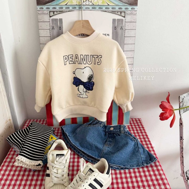 Melikey - Korean Children Fashion - #kidzfashiontrend - Layered Short Denim Skirt - 6