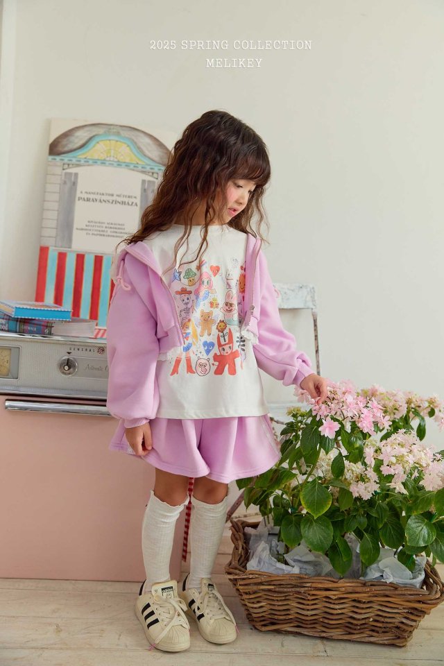 Melikey - Korean Children Fashion - #kidzfashiontrend - Sketch Short Sleeve Tee - 2