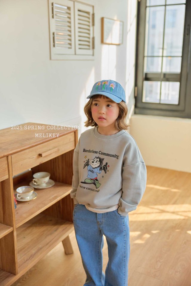 Melikey - Korean Children Fashion - #littlefashionista - Collection Pigment Sweatshirts - 5