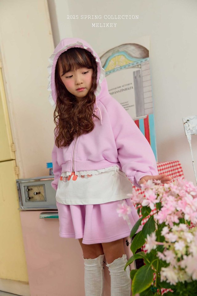 Melikey - Korean Children Fashion - #littlefashionista - Franfranc Hooded Zip-up Jacket