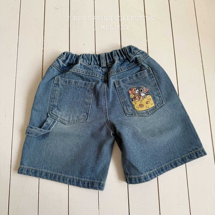 Melikey - Korean Children Fashion - #magicofchildhood - Jerry Embroidered Shorts  - 5