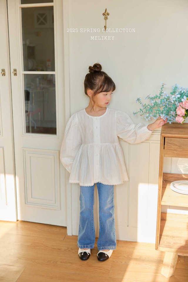 Melikey - Korean Children Fashion - #littlefashionista - To You Long Blouse   - 4