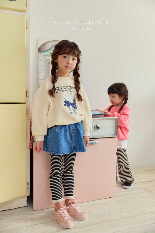Melikey - Korean Children Fashion - #magicofchildhood - Layered Short Denim Skirt - 9