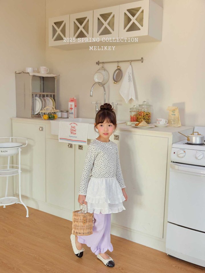Melikey - Korean Children Fashion - #littlefashionista - Rose Crop Tee - 4