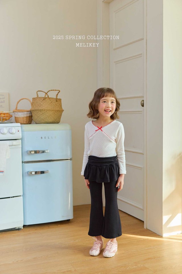 Melikey - Korean Children Fashion - #magicofchildhood - Ballet Shirring Bootcut Pants - 9