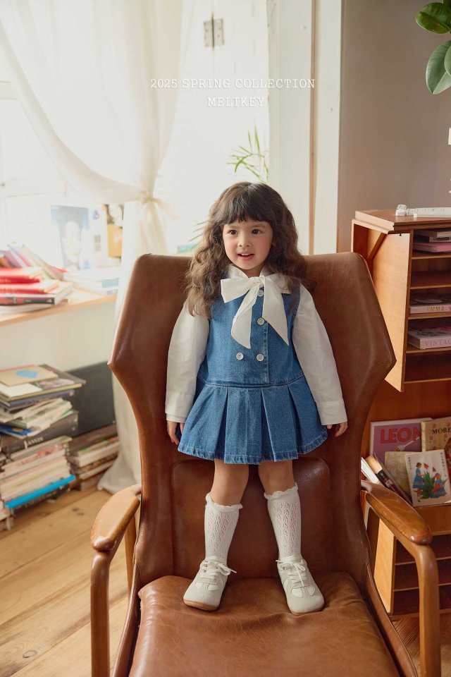 Melikey - Korean Children Fashion - #minifashionista - Atte Denim One-piece