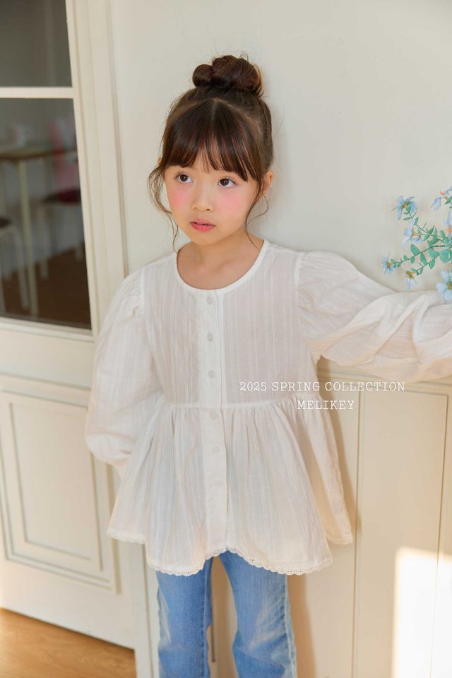 Melikey - Korean Children Fashion - #minifashionista - To You Long Blouse   - 5