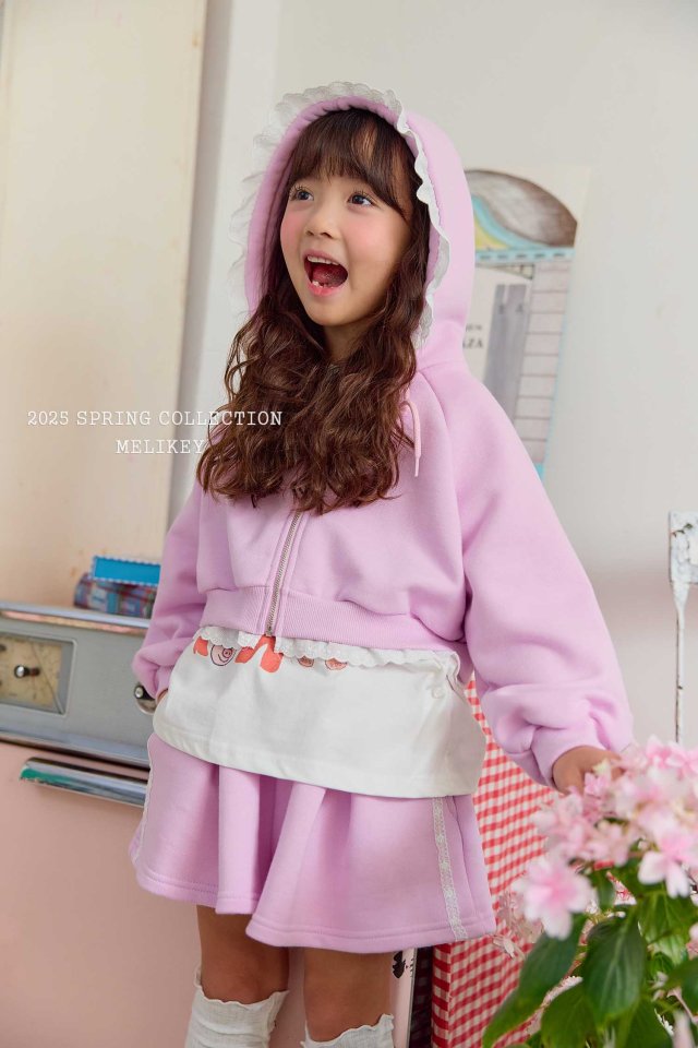 Melikey - Korean Children Fashion - #minifashionista - Franfranc Hooded Zip-up Jacket - 3