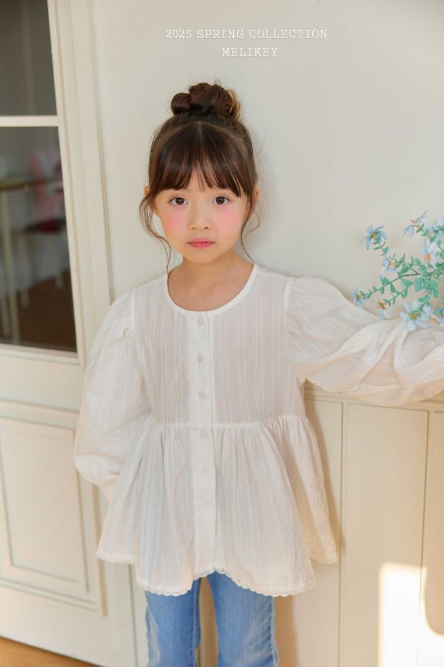 Melikey - Korean Children Fashion - #prettylittlegirls - To You Long Blouse   - 6