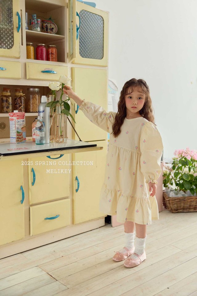 Melikey - Korean Children Fashion - #prettylittlegirls - Jasmine Embroidery One-piece - 8