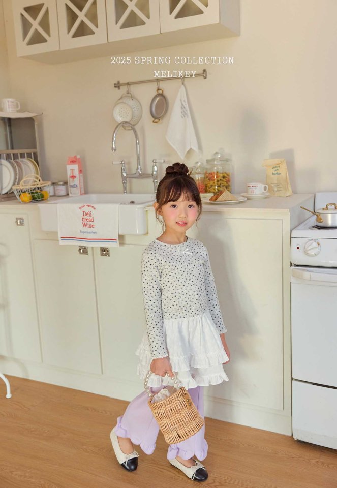 Melikey - Korean Children Fashion - #prettylittlegirls - Rose Crop Tee - 6