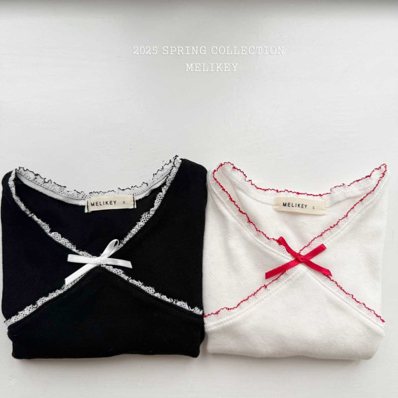 Melikey - Korean Children Fashion - #prettylittlegirls - Dia Ribbon Tee - 10