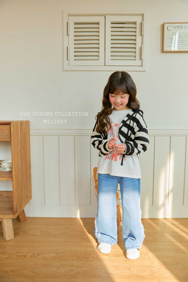 Melikey - Korean Children Fashion - #prettylittlegirls - Sketch Short Sleeve Tee - 7