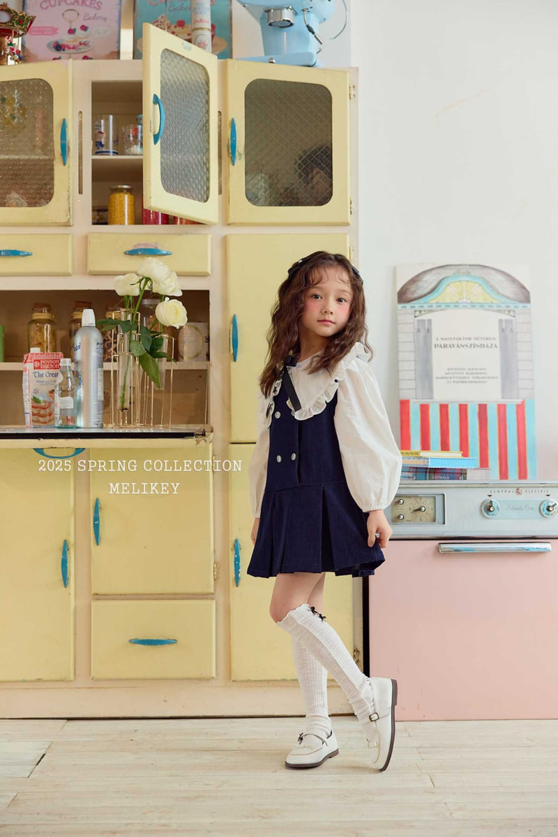 Melikey - Korean Children Fashion - #stylishchildhood - Atte Denim One-piece - 6