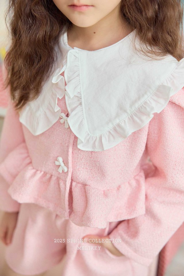 Melikey - Korean Children Fashion - #toddlerclothing - Basic Frill Blouse - 4
