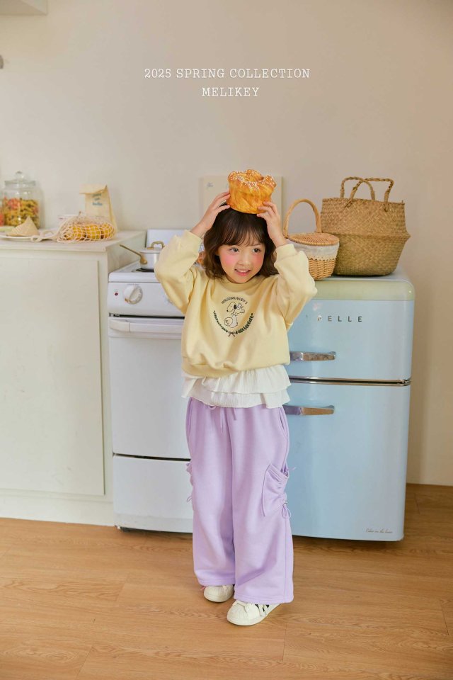 Melikey - Korean Children Fashion - #stylishchildhood - Cargo Ribbon Pants - 2