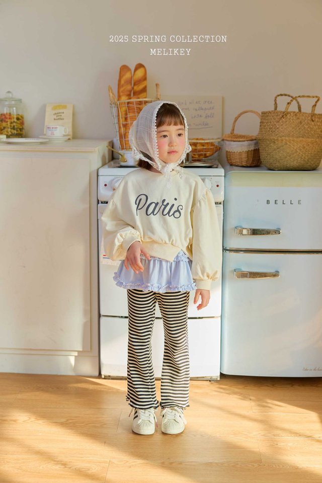 Melikey - Korean Children Fashion - #todddlerfashion - Paris Puff Sweatshirts