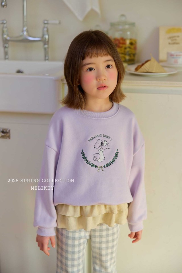 Melikey - Korean Children Fashion - #todddlerfashion - Abeque Cancan Frill Tee - 6