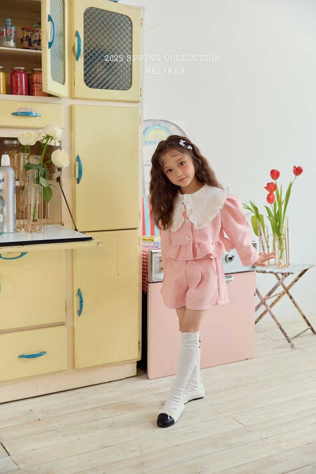 Melikey - Korean Children Fashion - #todddlerfashion - Basic Frill Blouse - 2