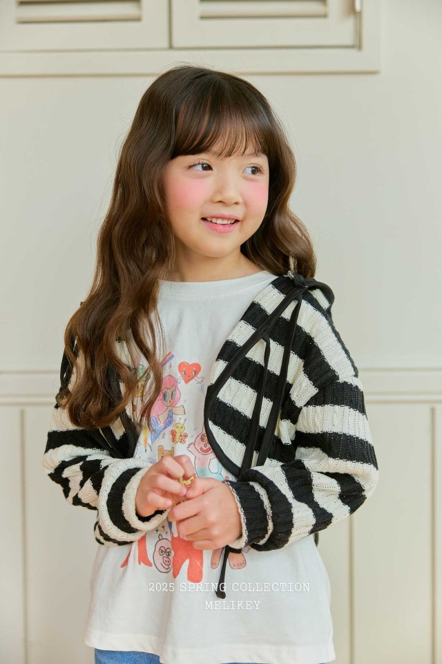 Melikey - Korean Children Fashion - #todddlerfashion - Sketch Short Sleeve Tee - 8
