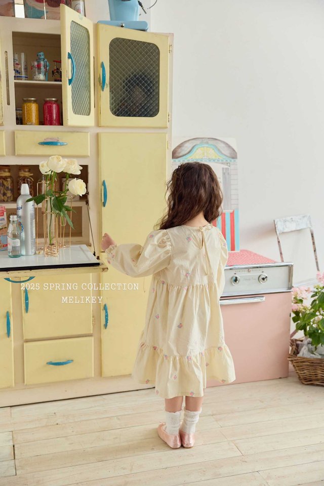 Melikey - Korean Children Fashion - #toddlerclothing - Jasmine Embroidery One-piece - 10