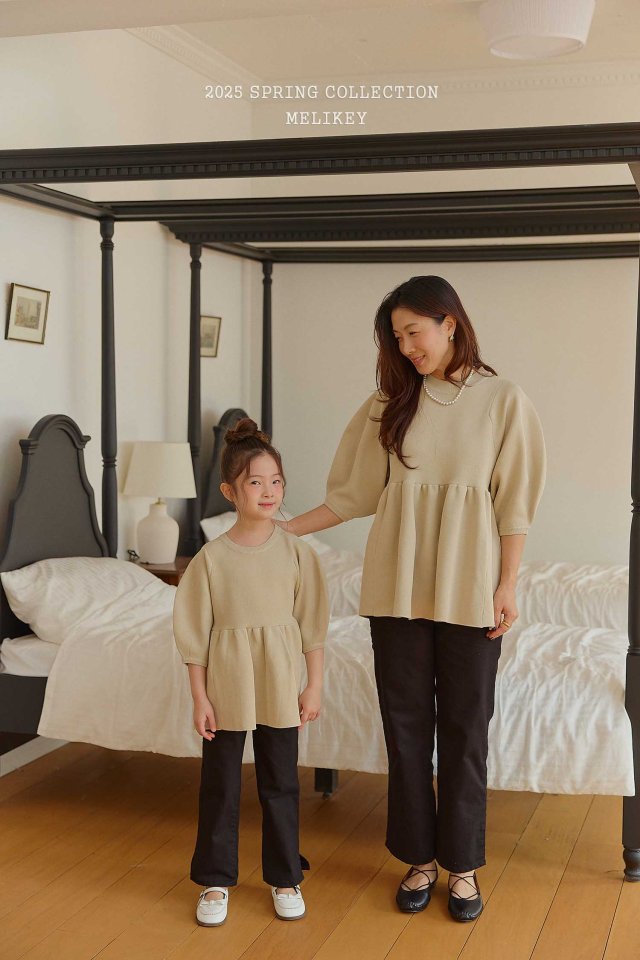 Melikey - Korean Women Fashion - #momslook - Mom Coat Puff Knit - 5