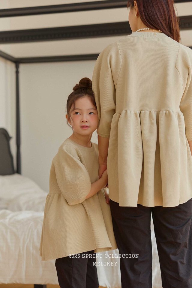 Melikey - Korean Women Fashion - #momslook - Mom Coat Puff Knit - 9