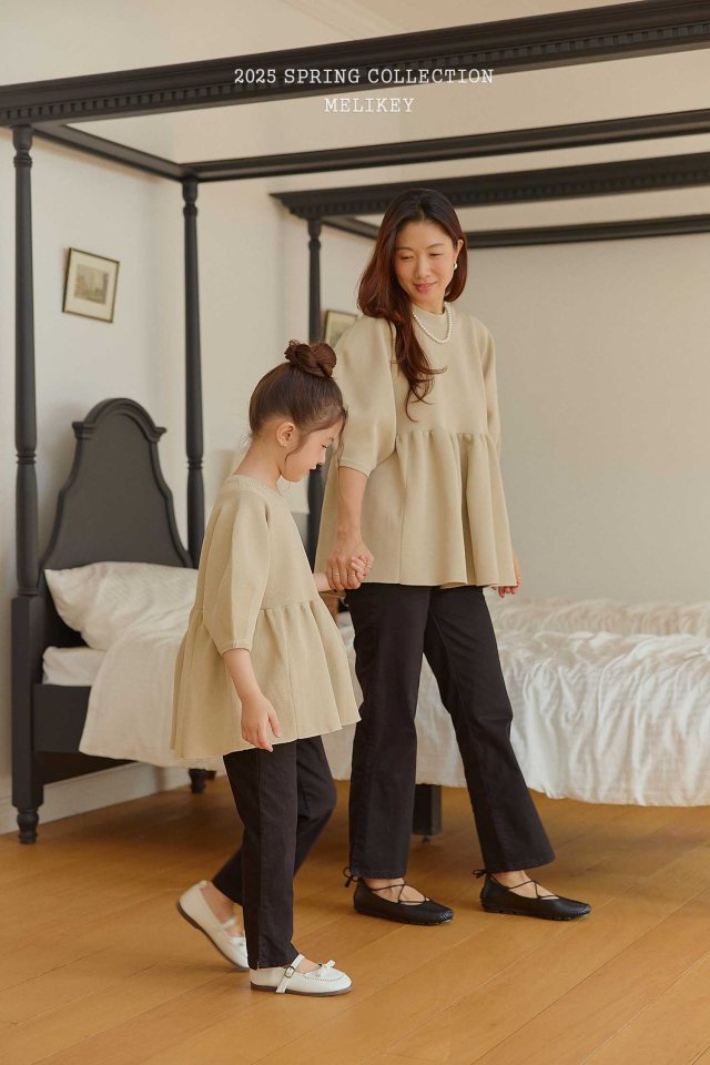 Melikey - Korean Women Fashion - #thelittlethings - Mom Coat Puff Knit - 2