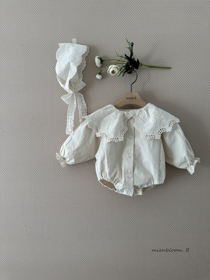 Mienbloom B - Korean Baby Fashion - #babyboutique - Bebe Bom Collar Suit - 2