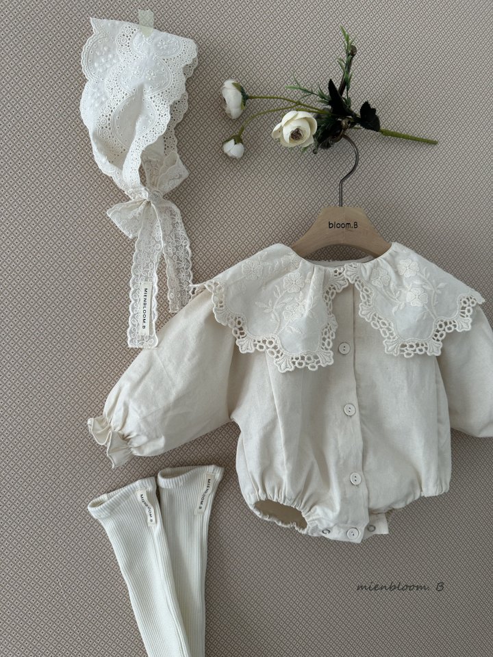 Mienbloom B - Korean Baby Fashion - #babyboutiqueclothing - Bebe Bom Collar Suit - 3
