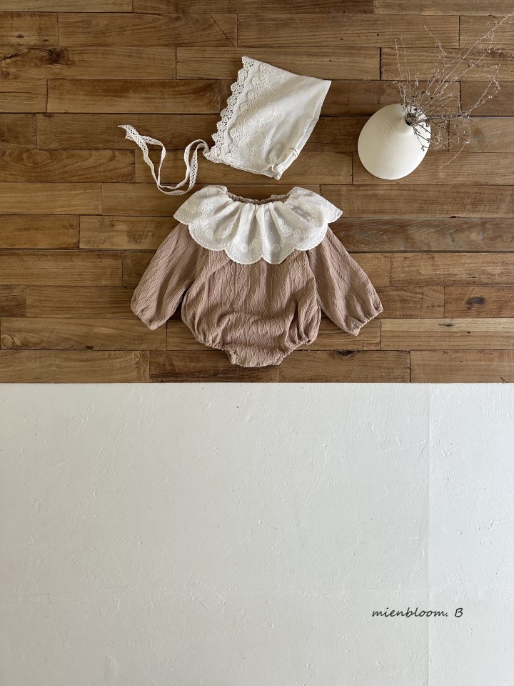 Mienbloom B - Korean Baby Fashion - #babyboutiqueclothing - Bebe Knit Lace Suit - 2