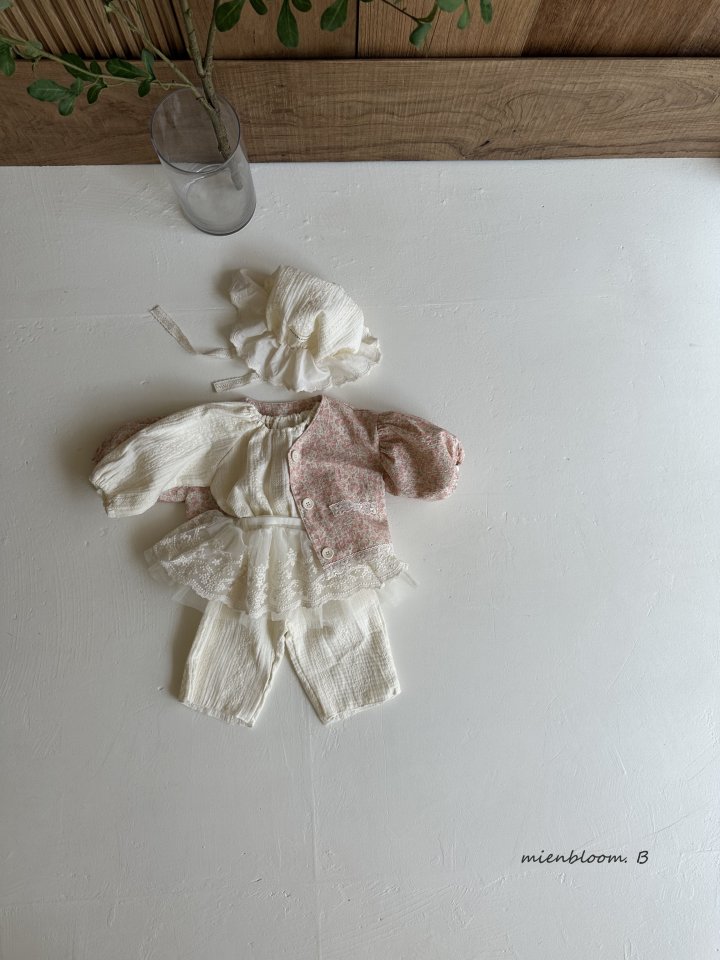 Mienbloom B - Korean Baby Fashion - #babyclothing - Bebe Jour Embroidery Pants - 7
