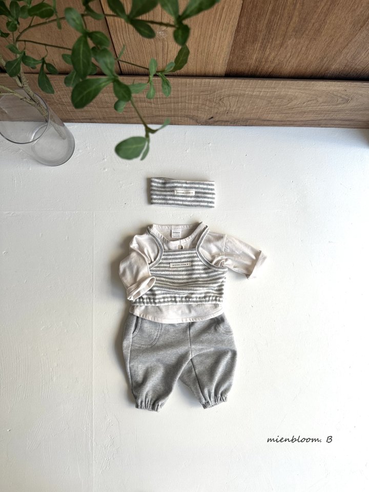 Mienbloom B - Korean Baby Fashion - #babyfashion - Bebe Tam Tam Sleeveless - 7
