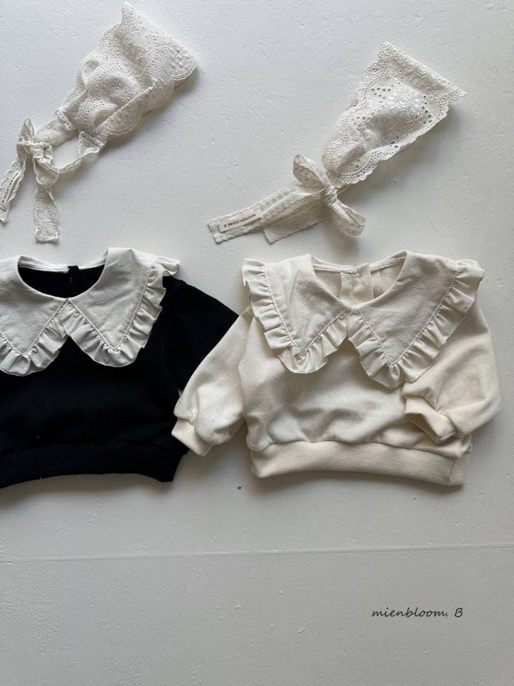 Mienbloom B - Korean Baby Fashion - #babyfashion - Bebe Noel Collar Sweatshirts - 3
