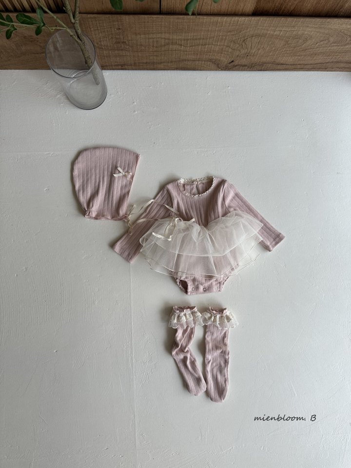 Mienbloom B - Korean Baby Fashion - #babyfashion - Bebe Ballet Suit