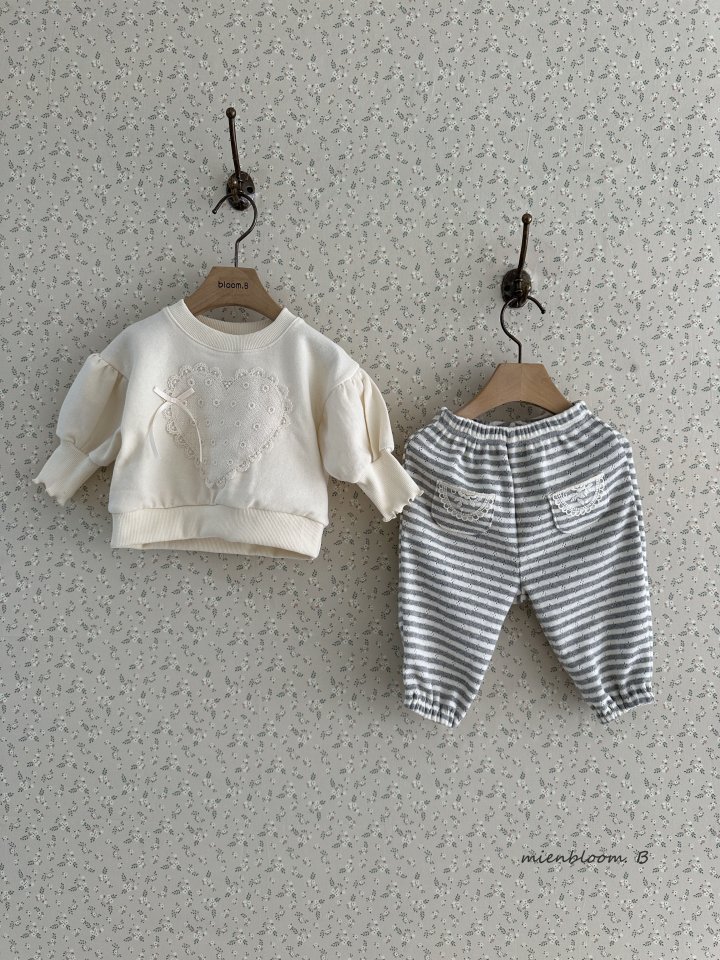 Mienbloom B - Korean Baby Fashion - #babyfever - Bebe Hachu Sweatshirts - 2