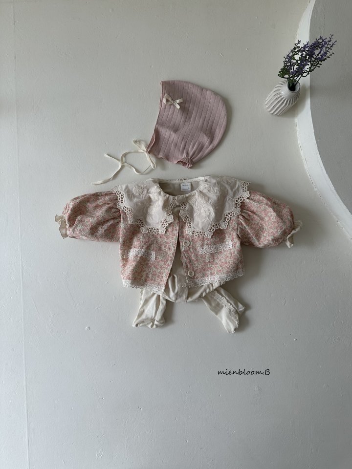 Mienbloom B - Korean Baby Fashion - #babyfever - Bebe Bom Collar Suit - 6