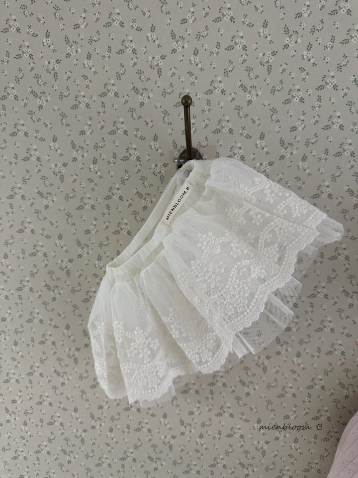 Mienbloom B - Korean Baby Fashion - #babyfever - Bebe Mesh Lace Skirt - 4