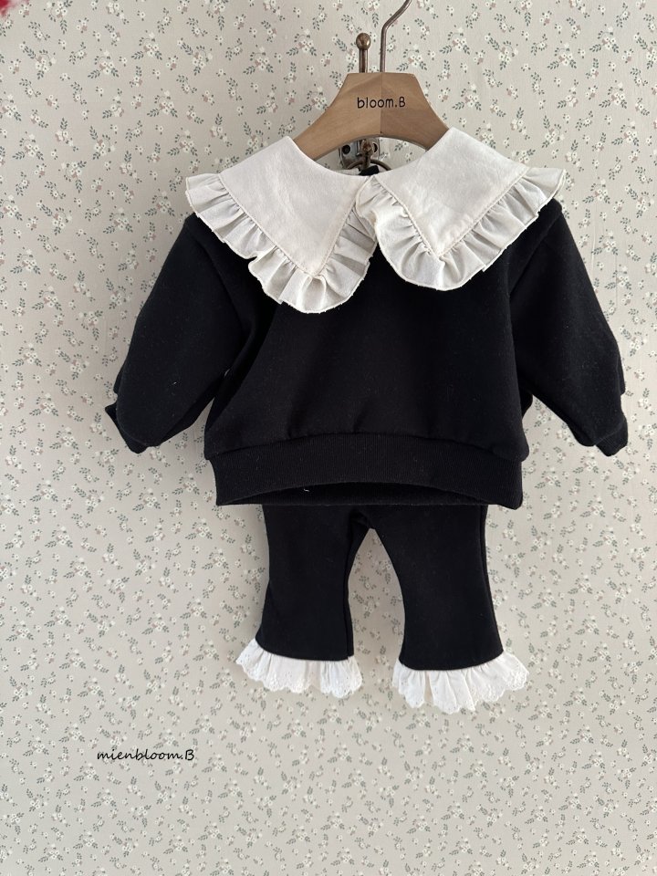 Mienbloom B - Korean Baby Fashion - #babygirlfashion - Bebe Noel Collar Sweatshirts - 5