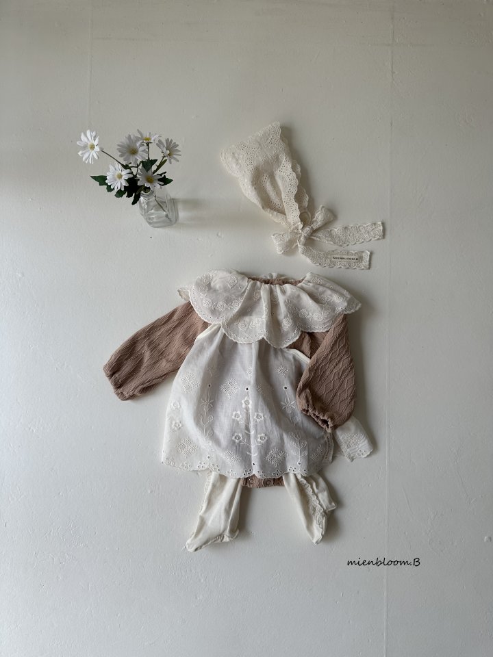 Mienbloom B - Korean Baby Fashion - #babylifestyle - Bebe Knit Lace Suit - 7