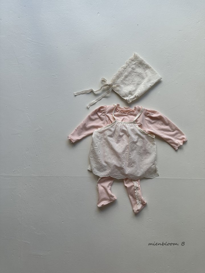 Mienbloom B - Korean Baby Fashion - #babyoninstagram - Bebe Frill Lace Foot Leggings - 5