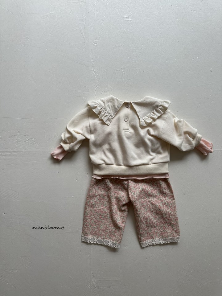 Mienbloom B - Korean Baby Fashion - #babyoninstagram - Bebe Noel Collar Sweatshirts - 7