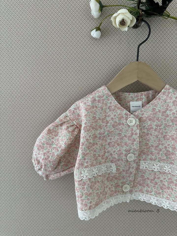 Mienbloom B - Korean Baby Fashion - #babyootd - Bebe Ivy Flower Jacket - 5